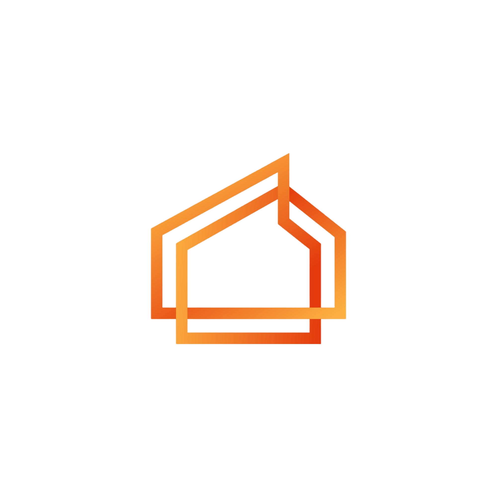 house-home-mortgage-real-estate-outline-gradient-logo-vector-icon-illustration